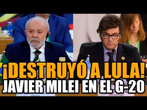 🚨MILEI DESTRUYÓ A LULA Y LE DIJO DE TODO EN LA CARA A LOS PRESIDENTES ZURDOS DEL G20 | BREAK POINT