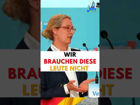 SAAL SCHWEIGT! Alice Weidel #afd