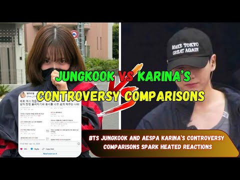 BTS Jungkook vs aespa Karina: Political Controversies &Double Standards Debate Korean Netizens React