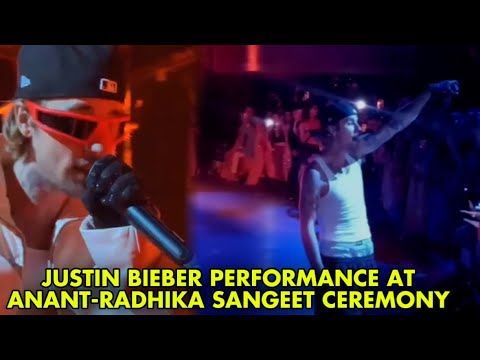 Justin Bieber live Performance at Anant Ambani and Radhika Merchant Wedding, Justin Bieber Dance