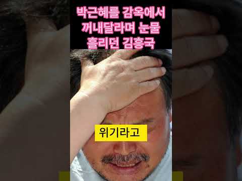 박근혜를 감옥에서 꺼내 달라며 눈물 흘린 김흥국