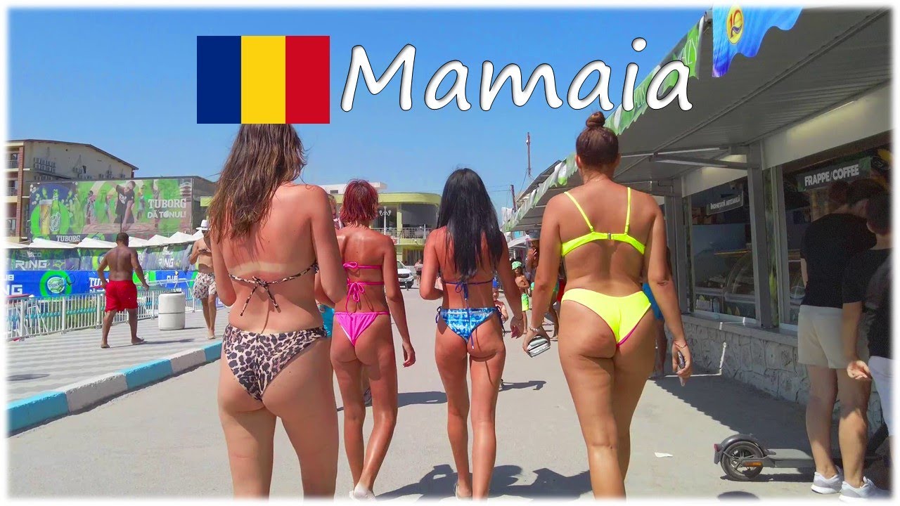 🇷🇴 Mamaia Romania Beach Promenade Walk 🏖 4K Walking Tour ☀️ 🇷🇴 (Sunny Day)