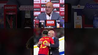 De la Fuente defiende a Lamine Yamal. ¿Qué le parece su celebración?