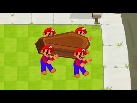 Plants vs zombies 2 Cartoon (Animation) : Coffin Dance in Mario Kart Wii