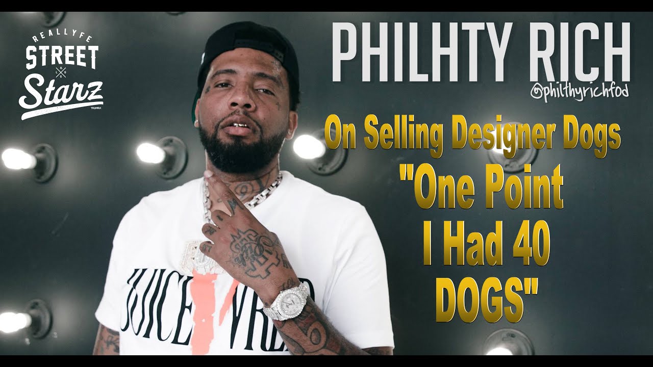 Philthy Rich on selling Designer Dogs and making 10-20k a liter & opening 7 other businesses