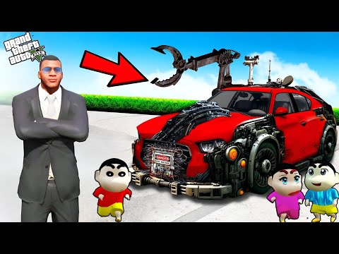 GTA 5 but Franklin's Car Can Transform in GTA 5 ! JSS GAMER ( GTA 5 Mods)