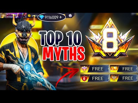 Top 10 Myths in 7 Year Old Noob FREE FIRE ID😱 ₹10,00,000 wasted - Garena Free Fire