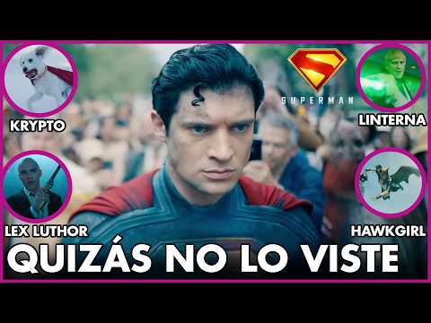 SUPERMAN 42 Cosas que NO Viste del Trailer ¡Krypto, Linterna, Hawkgirl! Superman 2025 James Gunn