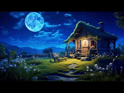 5시간 나만의 별장에서 수면음악 + 풀벌레소리 🎵 스트레스해소음악, 불면증음악 (Quiet Night)
