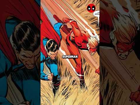 ¿SUPERMAN o FLASH? ¿Quién es MÁS RAPIDO? #dc #comics #flash #superman