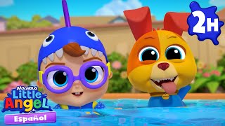 Nadamos con Bebé Juan y Bingo 🐶🌊 Caricaturas | Canciones Infantiles 🎵 Little Angel Español