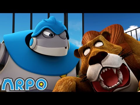At the Zoo - ARPO The Robot | Kids Cartoons | Moonbug Kids