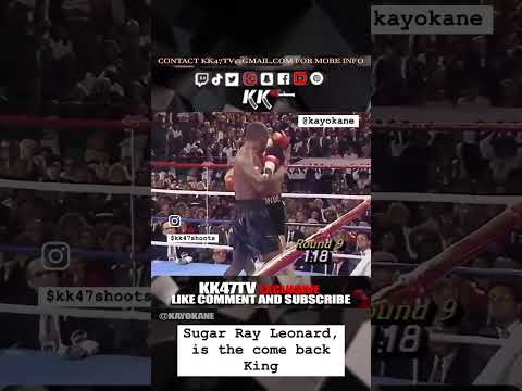 Sugar Ray destroyed his opponent after this