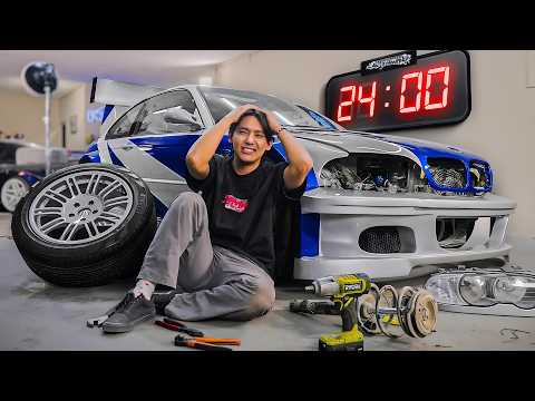 Hicimos el BMW E46 de NEED FOR SPEED en 24 HORAS
