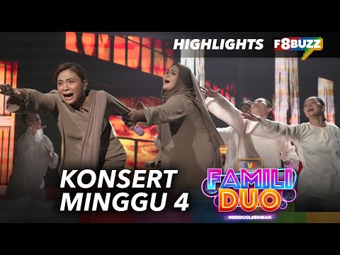 Famili Duo 4 Minggu 4 • Highlights Persembahan, Komen Juri & Keputusan