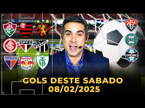 ⚽️ TODOS OS GOLS DESTE SÁBADO 08/02 GOLS DOS ESTADUAIS, GOLS DE HOJE, GOLS DO DIA, GOLS DA RODADA