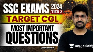 SSC CGL Tier 2 I SSC CGL 2024 I SSC GK/GS I Most Important Question I By Deepak Sharma