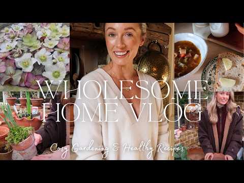 A Wholesome Midwinter Vlog 🕯️ 🥬 Making Soup, Bulb Planting, and our 2025 home renovation plans