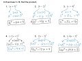 Binomial Expansion and Patterns