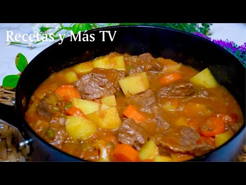 Cómo Hacer Una Carne de Res Suavecita con Papas y Que Quede Jugosa