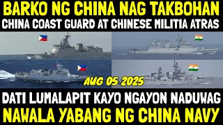IYAK CHINA TAKBOHAN LAHAT PATI CHINESE COAST GUARD AT CHINESE MARITIME MILITIA! 2 PLA NAVY DUWAG DIN