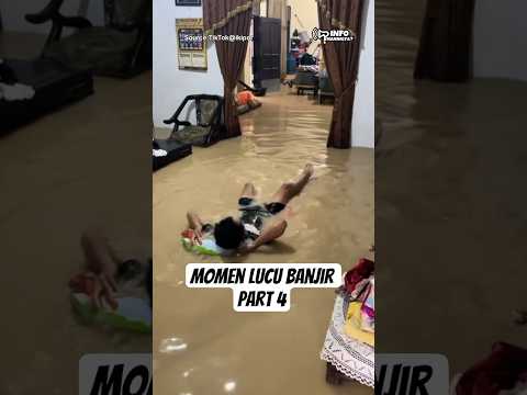 Momen-Momen Lucu Saat Banjir Part 4 #information #banjir #lucu #core #shorts
