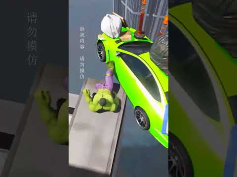 NEW GTA6: HULK And SPIDERMAN Fall With THE NEW CAR