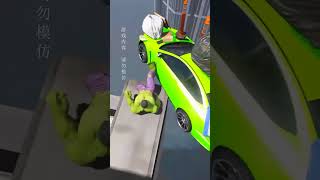 NEW GTA6: HULK And SPIDERMAN Fall With THE NEW CAR