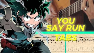 the BEST hype anime song there is (guitar cover + TABS)