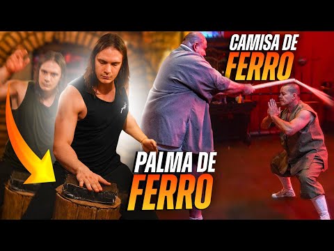 SHAOLIN KUNG FU TREINO QIGONG PALMA DE FERRO E CAMISA DE FERRO