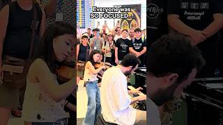 10-year old Prodigy plays Vivaldi Summer with me in Rome Airport!