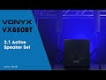 Active Column Array Speaker System - Vonyx VX880BT 2.1 Bluetooth