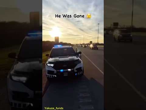 Cts-V dusted po-po after seeing him draw his pew pew.😳✌🏾✌🏾 he was like dueces IM OUT #trending