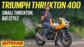 Triumph Thruxton 400 review - Triumph's quickest 400cc motorcycle | First Ride | Autocar India