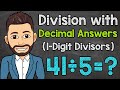 Whole Number Division with Decimal Answers