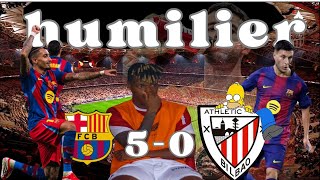 Bilbao humilier 😂😂 Barça 5 - 0 Bilbao en route vers la finale 