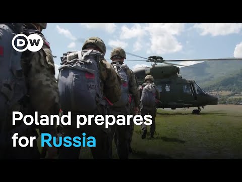 YouTube video thumbnail: Poland Aims to Train of 400,000 Civilians Amid Russian Threat 