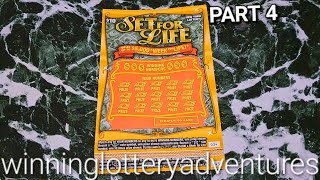1 OF 10 SET FOR LIFE $10 NY LOTTERY SCRATCH OFFS PART 4