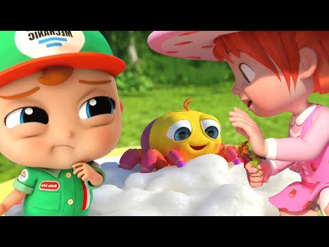 Joãozinho e Yoyo no parque com a dona aranha 🕷️ Little Angel e CoComelon - As Músicas da Turminha