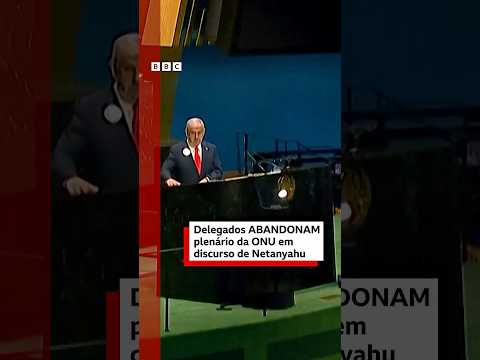 🇮🇱📣 Dezenas abandonam salão antes de discurso de Netanyahu na ONU