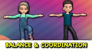 Kids Balance & Coordination: Stop Tumbles! (15 Min)