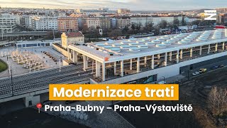 Modernizace trati |📍 Praha-Bubny – Praha-Výstaviště