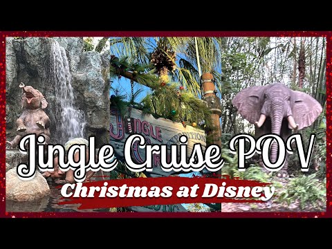 Disney's Jungle Cruise Ride-POV in 4K | Holiday Magic at Magic Kingdom