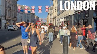 London City Tour 2025 | 4K HDR Virtual Walking Tour around the City | London Summer Walk 2025