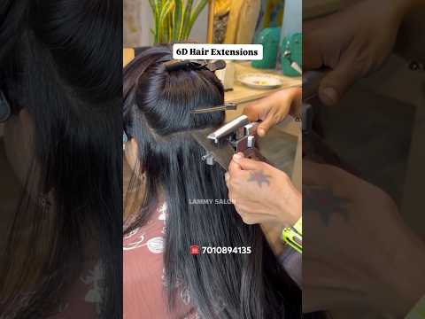 6D Permanent Hair Extensions - Chennai   Lammy Salon #hairextensions #chennai