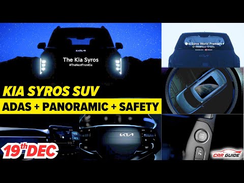 New Kia Syros SUV - Hyundai Creta Rival - Mini Scorpio N - ADAS - Sunroof - Spacious🔥