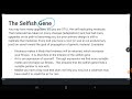Understanding the Selfish Gene