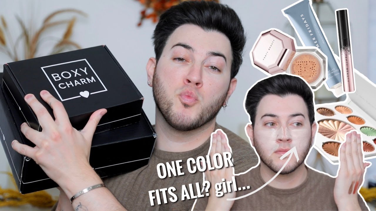 Boxycharm Base Box vs Premium Box FIRST BOX OF 2021! January try on haul
