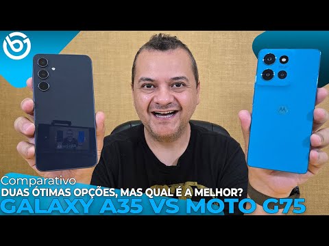 Moto G75 VS Galaxy A35 | Dois ÓTIMOS APARELHOS, Mas QUAL É O MELHOR? Comprarativo