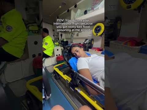 Food poisoning at the airport in Thailand ?